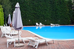 La piscina dell'Hotel Ristorante Rossi